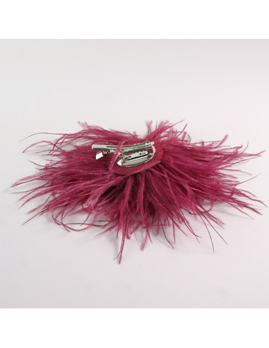 KWIAT Z PIÓR BROSZKA PRZYPINKA PIÓRA PUSZEK...