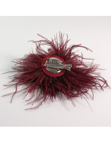 KWIAT Z PIÓR BROSZKA PRZYPINKA PIÓRA PUSZEK...