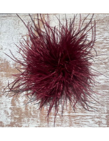 KWIAT Z PIÓR BROSZKA PRZYPINKA PIÓRA PUSZEK...