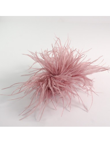 KWIAT Z PIÓR BROSZKA PRZYPINKA PIÓRA PUSZEK...