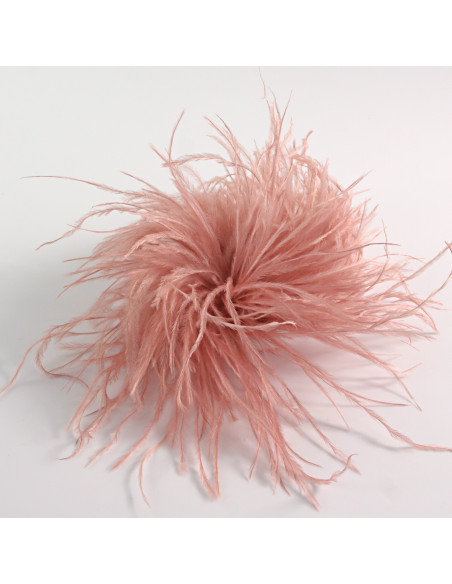 KWIAT Z PIÓR BROSZKA PRZYPINKA PIÓRA PUSZEK LOLITA AKCESORIA 14 CM