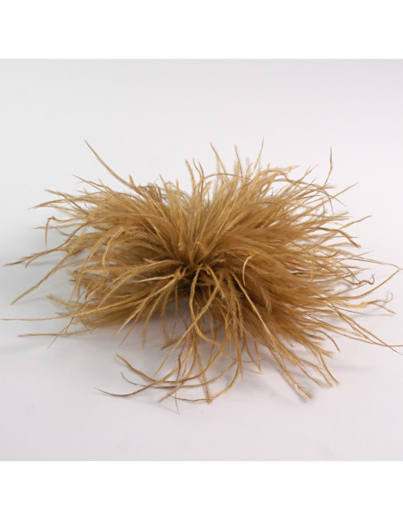 KWIAT Z PIÓR BROSZKA PRZYPINKA PIÓRA PUSZEK LOLITA AKCESORIA 14 CM