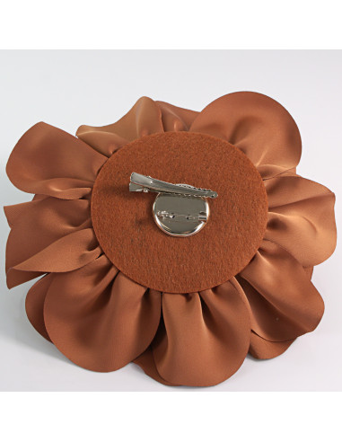 KWIAT Z MATERIAŁU RÓŻA BROSZKA PRZYPINKA LOLITA...