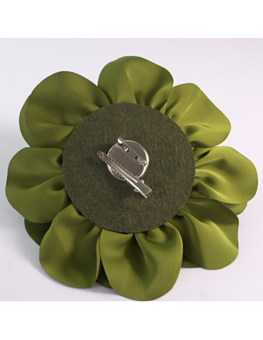 KWIAT Z MATERIAŁU RÓŻA BROSZKA PRZYPINKA LOLITA...