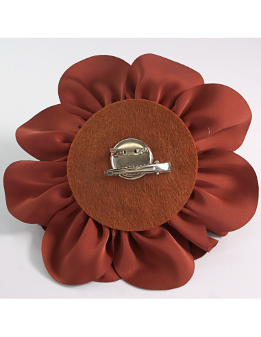 KWIAT Z MATERIAŁU RÓŻA BROSZKA PRZYPINKA LOLITA...
