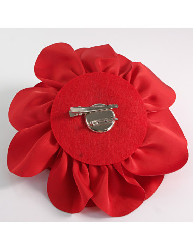 KWIAT Z MATERIAŁU RÓŻA BROSZKA PRZYPINKA LOLITA...