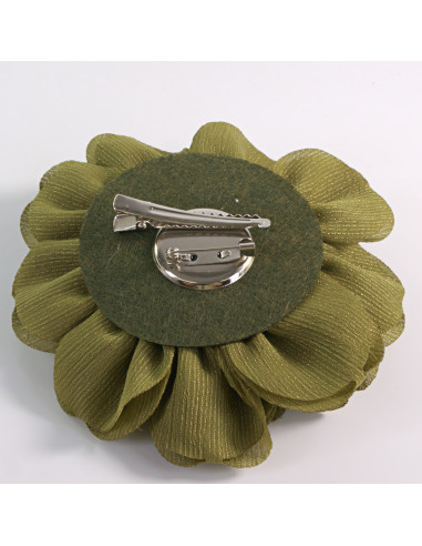 KWIAT Z MATERIAŁU RÓŻA BROSZKA PRZYPINKA LOLITA...