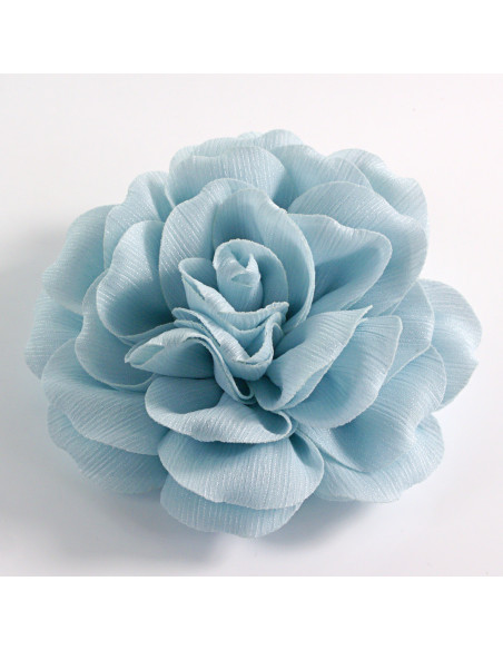 KWIAT Z MATERIAŁU RÓŻA BROSZKA PRZYPINKA LOLITA AKCESORIA 12 CM