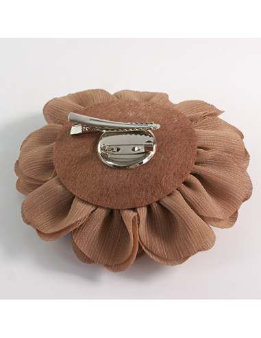 KWIAT Z MATERIAŁU RÓŻA BROSZKA PRZYPINKA LOLITA...