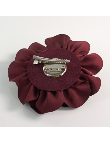 KWIAT Z MATERIAŁU RÓŻA BROSZKA PRZYPINKA LOLITA...