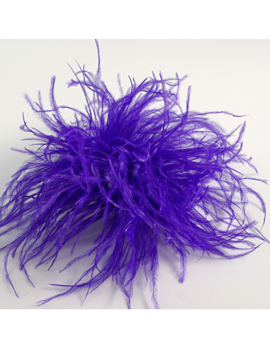 KWIAT BROSZKA Z PIÓR PRZYPINKA PUSZEK PIÓRA...