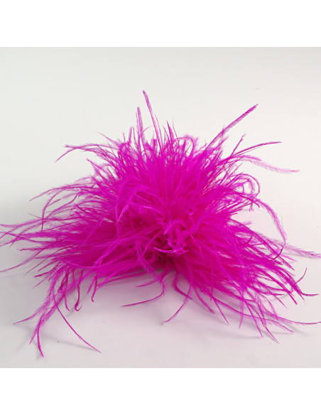 KWIAT BROSZKA Z PIÓR PRZYPINKA PUSZEK PIÓRA LOLITA AKCESORIA 14 CM