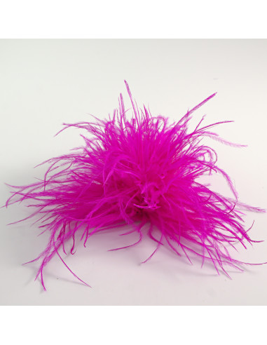 KWIAT BROSZKA Z PIÓR PRZYPINKA PUSZEK PIÓRA...