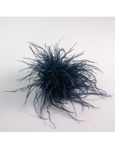 KWIAT BROSZKA Z PIÓR PRZYPINKA PUSZEK PIÓRA...