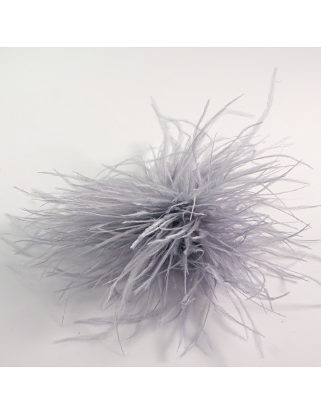 KWIAT BROSZKA Z PIÓR PRZYPINKA PUSZEK PIÓRA LOLITA AKCESORIA 14 CM