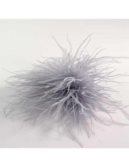 KWIAT BROSZKA Z PIÓR PRZYPINKA PUSZEK PIÓRA LOLITA AKCESORIA 14 CM