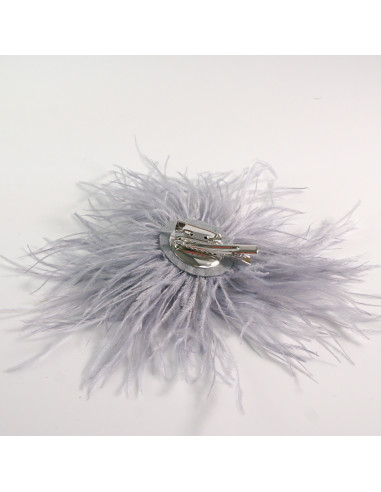KWIAT BROSZKA Z PIÓR PRZYPINKA PUSZEK PIÓRA...