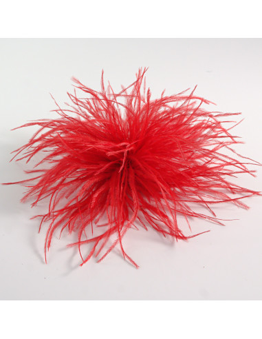 KWIAT BROSZKA Z PIÓR PRZYPINKA PUSZEK PIÓRA...