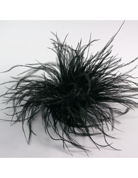 KWIAT BROSZKA Z PIÓR PRZYPINKA PUSZEK PIÓRA LOLITA AKCESORIA 14 CM