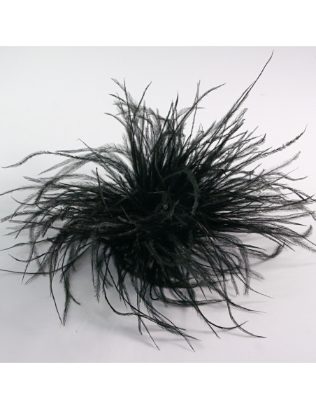 KWIAT BROSZKA Z PIÓR PRZYPINKA PUSZEK PIÓRA LOLITA AKCESORIA 14 CM