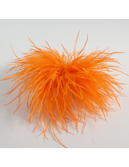 KWIAT BROSZKA Z PIÓR PRZYPINKA PUSZEK PIÓRA LOLITA AKCESORIA 14 CM