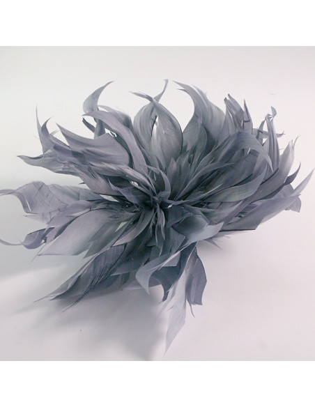 KWIAT Z PIÓR BROSZKA PRZYPINKA PIÓRA PUSZEK LOLITA ACCCESSORIES 16 CM