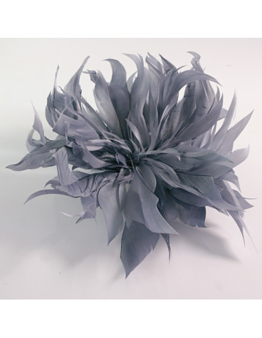 KWIAT Z PIÓR BROSZKA PRZYPINKA PIÓRA PUSZEK...