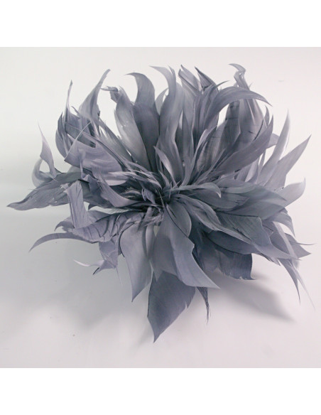 KWIAT Z PIÓR BROSZKA PRZYPINKA PIÓRA PUSZEK LOLITA ACCCESSORIES 16 CM