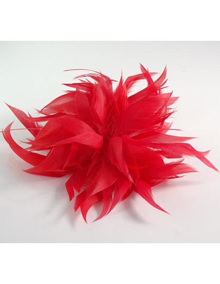 KWIAT Z PIÓR BROSZKA PRZYPINKA PIÓRA PUSZEK LOLITA ACCCESSORIES 16-18 CM