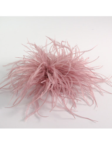 KWIAT BROSZKA Z PIÓR PRZYPINKA PUSZEK PIÓRA...