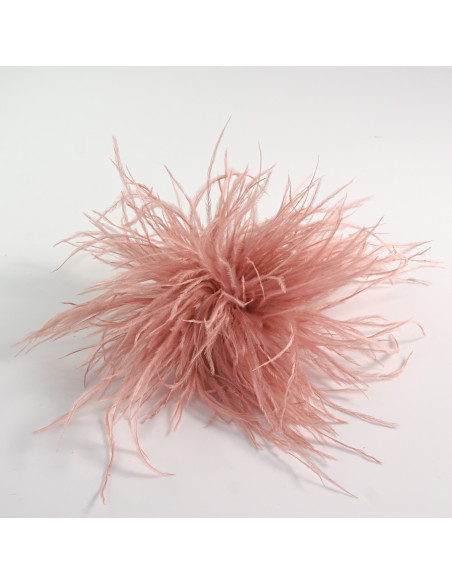 KWIAT BROSZKA Z PIÓR PRZYPINKA PUSZEK PIÓRA LOLITA AKCESORIA 14 CM