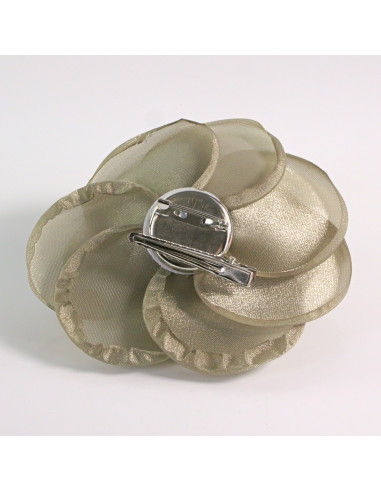 KWIAT Z MATERIAŁU BROSZKA PRZYPINKA PREZENT...