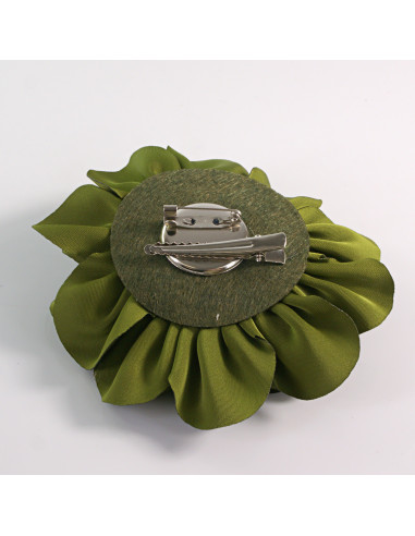 KWIAT Z MATERIAŁU RÓŻA BROSZKA PRZYPINKA LOLITA...