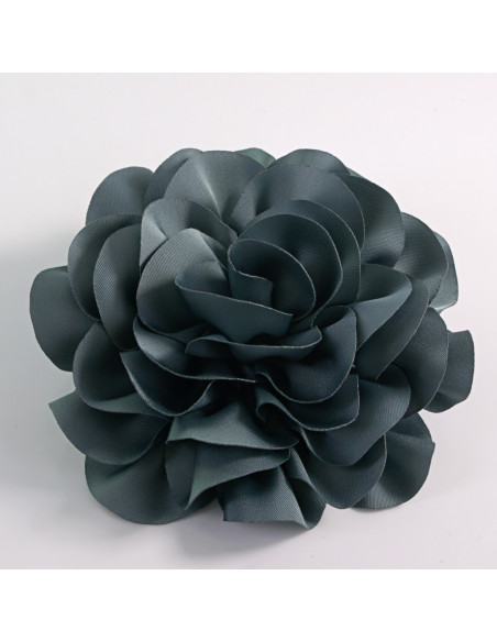 KWIAT Z MATERIAŁU RÓŻA BROSZKA PRZYPINKA LOLITA AKCESORIA 10 CM