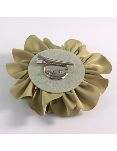 KWIAT Z MATERIAŁU RÓŻA BROSZKA PRZYPINKA LOLITA...