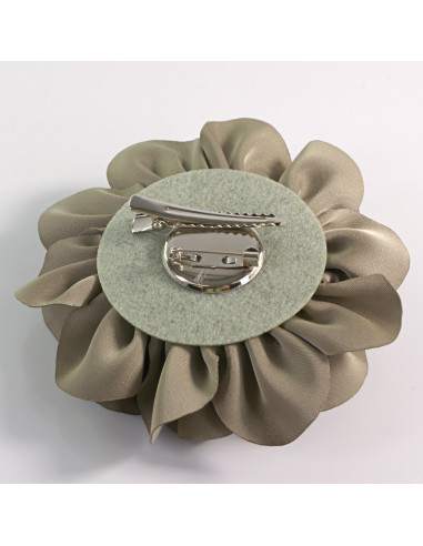 KWIAT Z MATERIAŁU RÓŻA BROSZKA PRZYPINKA LOLITA...