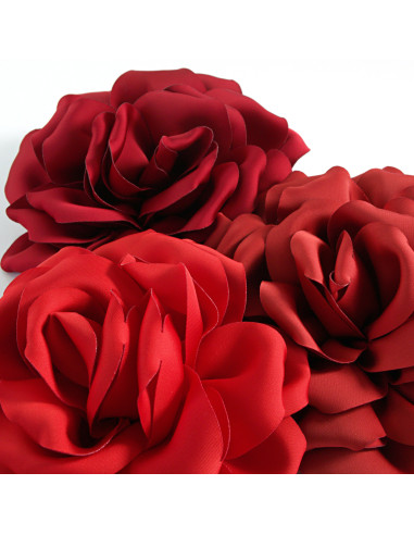 KWIAT Z MATERIAŁU RÓŻA BROSZKA PRZYPINKA LOLITA...