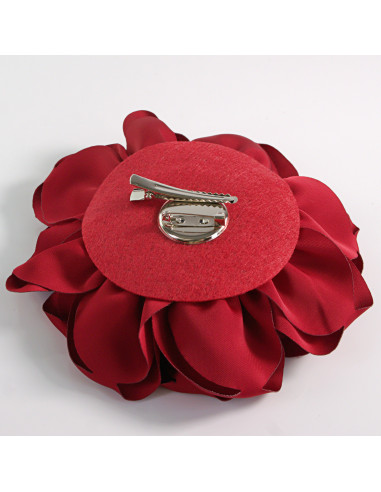 KWIAT Z MATERIAŁU RÓŻA BROSZKA PRZYPINKA LOLITA...