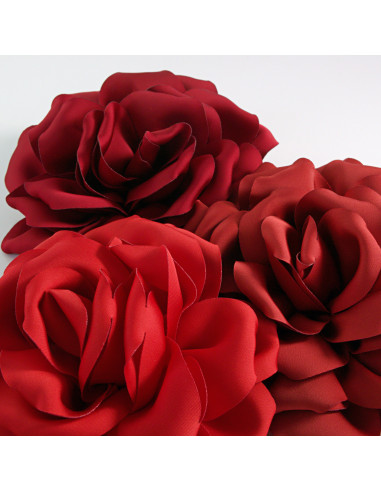 KWIAT Z MATERIAŁU RÓŻA BROSZKA PRZYPINKA LOLITA...