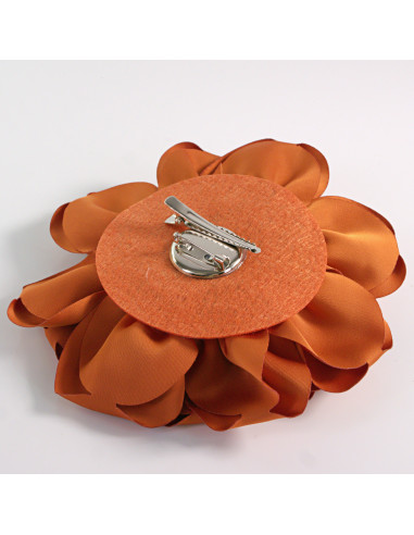 KWIAT Z MATERIAŁU RÓŻA BROSZKA PRZYPINKA LOLITA...