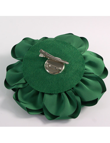 KWIAT Z MATERIAŁU RÓŻA BROSZKA PRZYPINKA LOLITA...