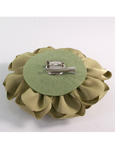 KWIAT Z MATERIAŁU RÓŻA BROSZKA PRZYPINKA LOLITA...