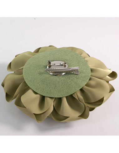 KWIAT Z MATERIAŁU RÓŻA BROSZKA PRZYPINKA LOLITA...