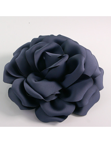 KWIAT Z MATERIAŁU RÓŻA BROSZKA PRZYPINKA LOLITA AKCESORIA 14 CM