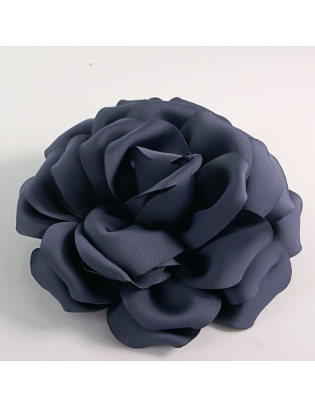 KWIAT Z MATERIAŁU RÓŻA BROSZKA PRZYPINKA LOLITA AKCESORIA 14 CM