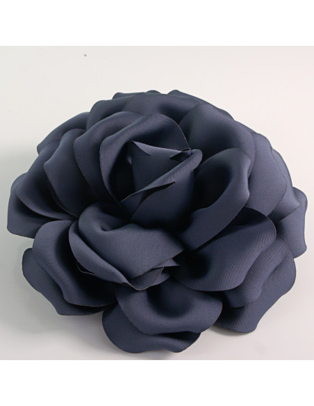 KWIAT Z MATERIAŁU RÓŻA BROSZKA PRZYPINKA LOLITA AKCESORIA 14 CM