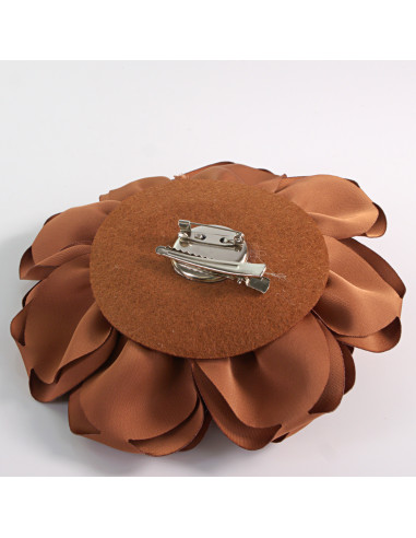 KWIAT Z MATERIAŁU RÓŻA BROSZKA PRZYPINKA LOLITA...