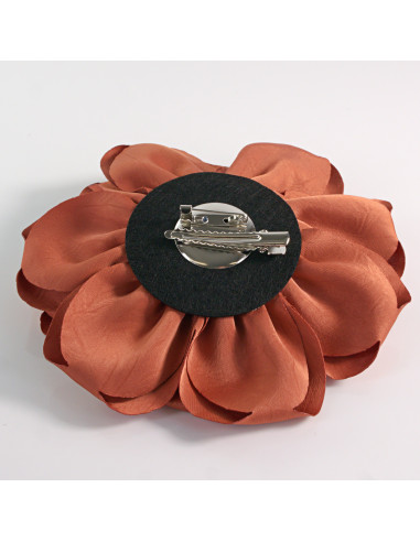 KWIAT Z MATERIAŁU RÓŻA BROSZKA PRZYPINKA LOLITA...