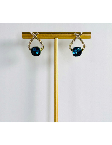 Kolczyki TURKUSOWY KAMIEŃ Lolita Accessories...