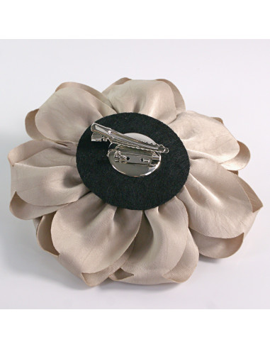 KWIAT Z MATERIAŁU RÓŻA BROSZKA PRZYPINKA LOLITA...